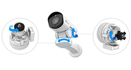 White LED, Mini PoE PTZ Bullet Camera