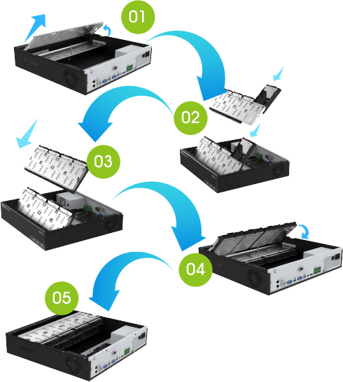 Optimized HDD Installation Structure