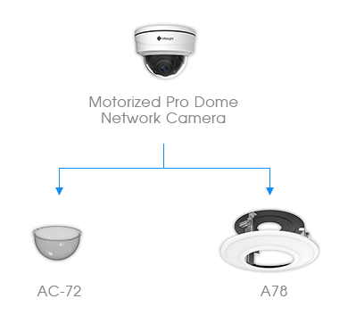recessed camera mount pro dome camera